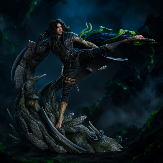 Lune Clair Obscur Expedition 33 Inspired Resin Statue – Hand Painted 1:10 Scale Figure