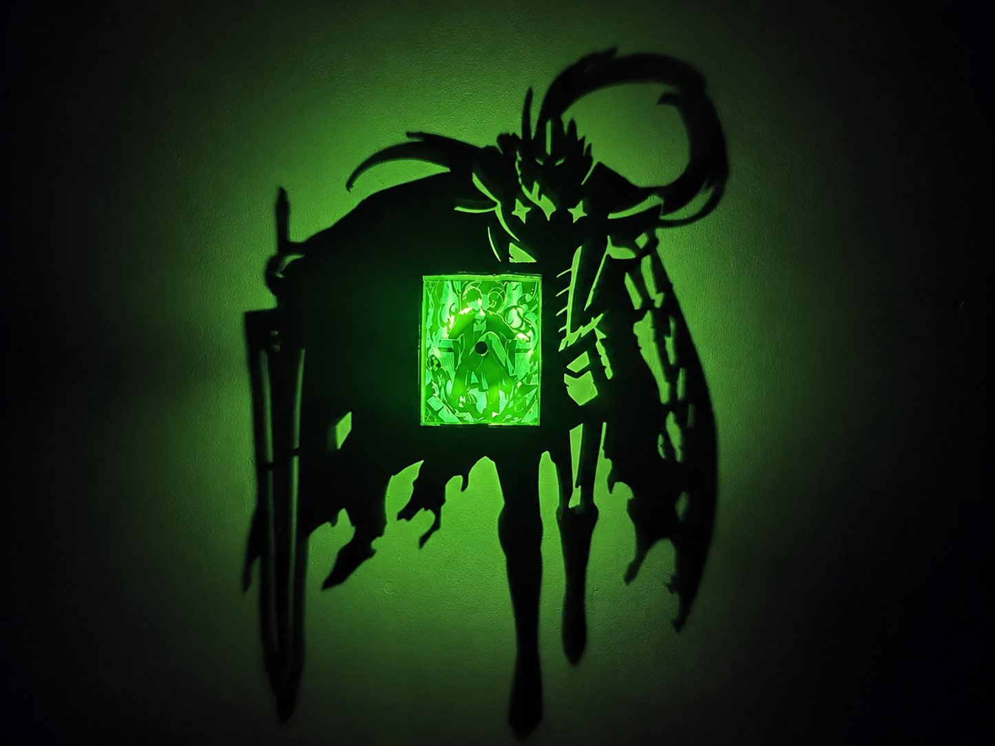 Sung Jin-Woo Shadow Light Box LED Lamp | Solo Leveling Anime Decor