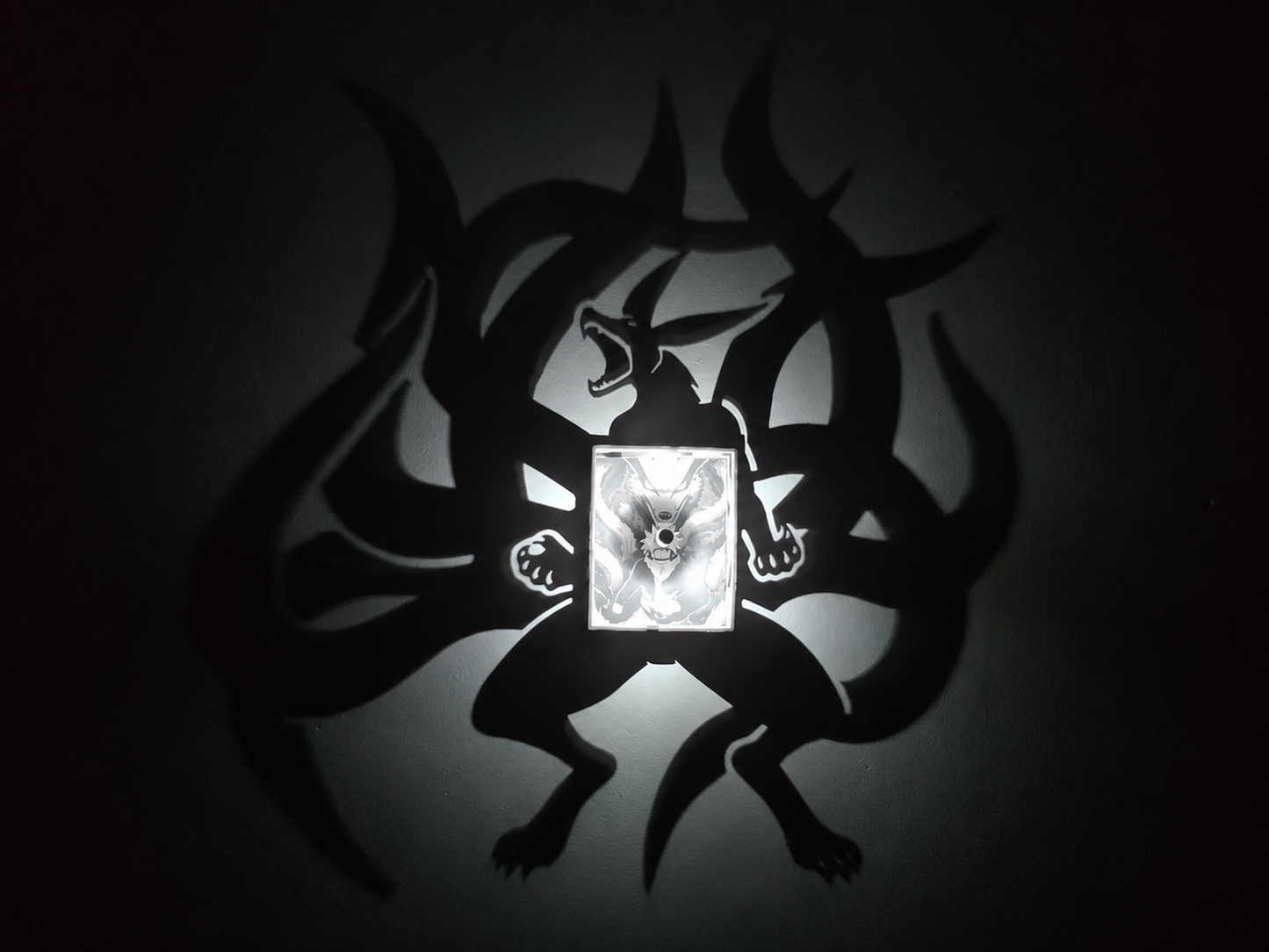 Naruto Kurama Shadow Light Box LED Lamp | Anime Room Decor