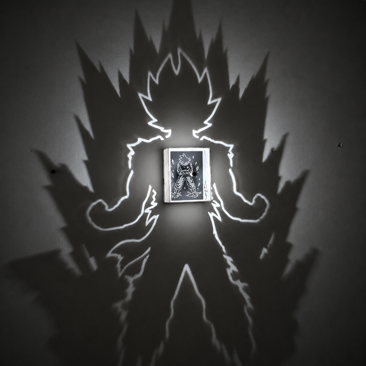 Goku Shadow Light Box LED Lamp | Dragon Ball Anime Room Decor