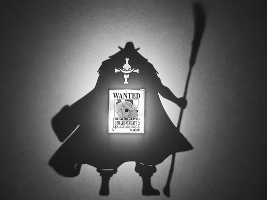 Whitebeard Shadow Light Box LED Lamp | One Piece Anime Room Decor