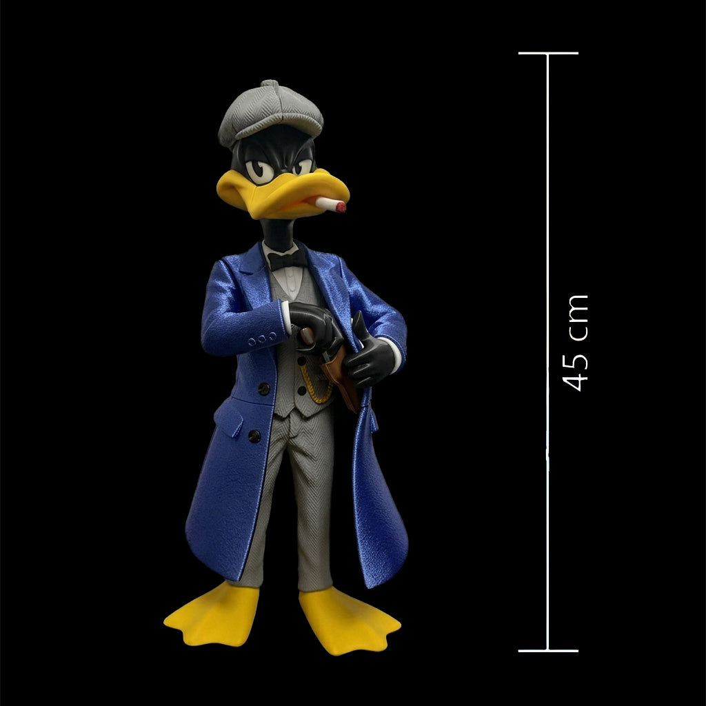 Daffy Duck x Peaky Blinders Inspired 3D Printed Statue | 45 cm PLA Collectible