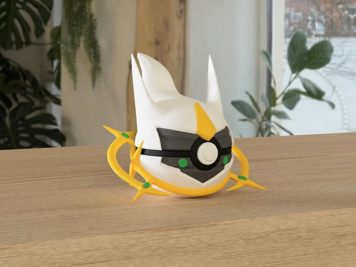 Arceus Poké Ball Replica – Premium 3D Printed Pokémon Collectible
