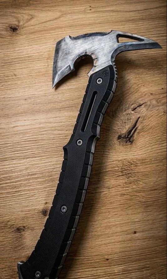 Resident Evil Battle Axe Replica | Handmade 3D Printed Cosplay Prop | Display Collectible for Fans