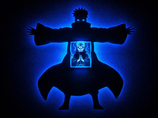 Pain Shadow Light Box LED Lamp | Naruto Anime Room Decor | 3D LED Night Light