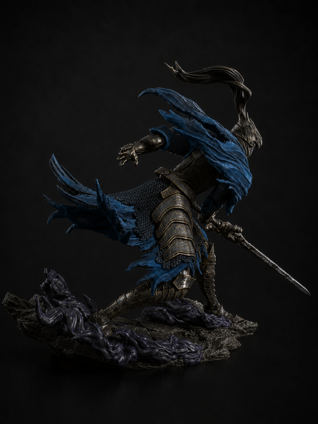 Artorias Dark Souls Inspired Resin Statue – Hand Painted 1:10 Scale Collector Figure