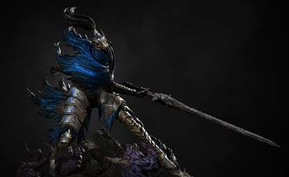 Artorias Dark Souls Inspired Resin Statue – Hand Painted 1:10 Scale Collector Figure