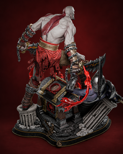 Kratos God of War Inspired Resin Statue – 1/6 Scale Hand Painted Collector Figure