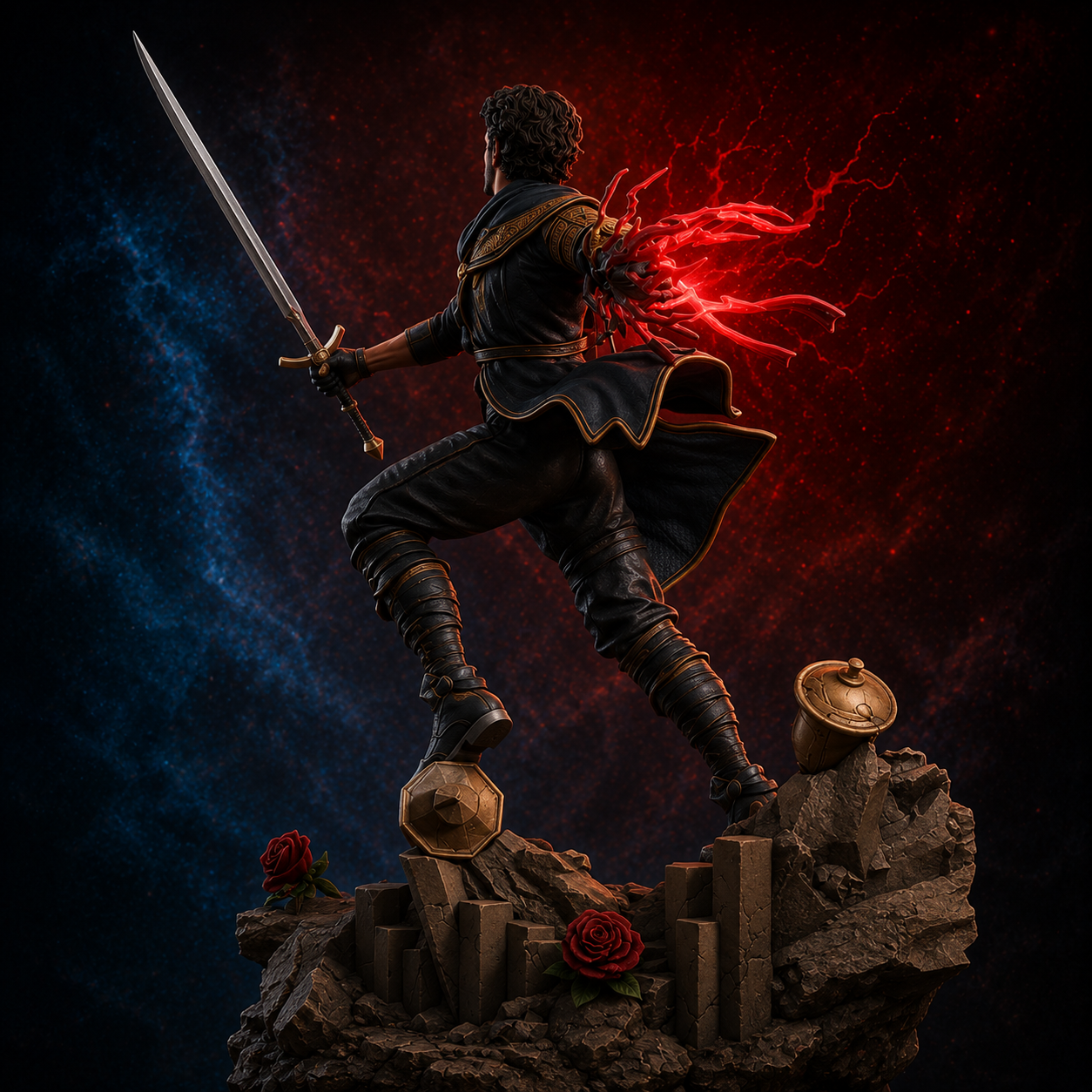 Gustave Clair Obscur Expedition 33 Inspired Resin Statue – Hand Painted 1:10 Scale Figure