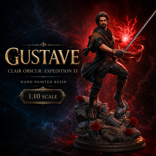 Statue en résine Gustave Clair Obscur Expedition 33 – Figurine peinte à la main à l'échelle 1:10