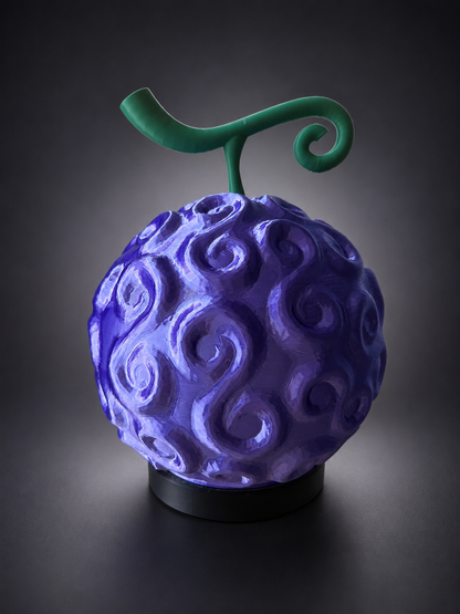 Devil Fruit LED Lamp – One Piece Inspired 3D Printed Premium RGB Light – 25 cm