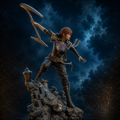 Sciel Clair Obscur Expedition 33 Inspired Resin Statue – Hand Painted 1:10 Scale Figure