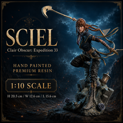 Sciel Clair Obscur Expedition 33 Inspired Resin Statue – Hand Painted 1:10 Scale Figure