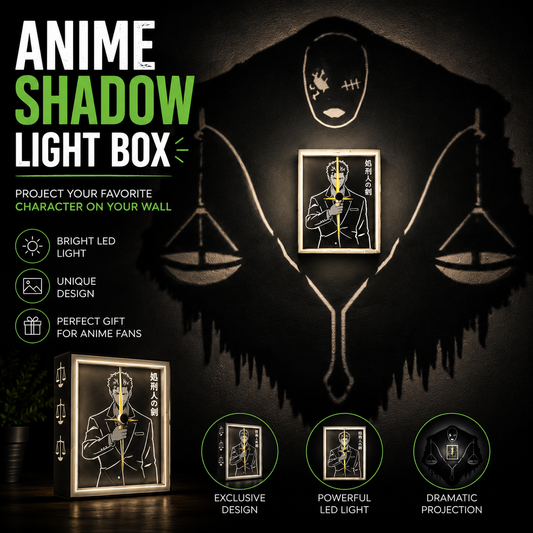 Higuruma & Judgeman Shadow Light Box LED Lamp | Jujutsu Kaisen Anime Decor