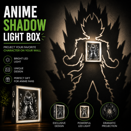 Goku Shadow Light Box LED Lamp | Dragon Ball Anime Room Decor