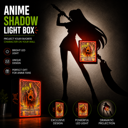 Mira Shadow Light Box LED Lamp | KPop Demon Hunters Inspired Room Decor