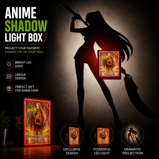 Mira Shadow Light Box LED Lamp | KPop Demon Hunters Inspired Room Decor