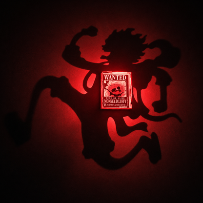 Luffy Gear 5 Shadow Light Box LED Lamp | One Piece Anime Room Decor