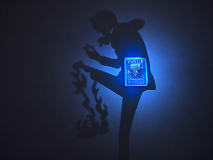 Sanji Shadow Light Box LED Lamp | One Piece Anime Room Decor