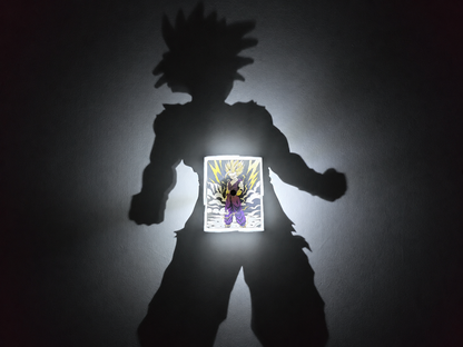 Son Gohan Super Saiyan Shadow Light Box LED Lamp | Dragon Ball Anime Room Decor