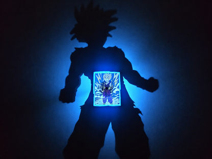 Son Gohan Super Saiyan Shadow Light Box LED Lamp | Dragon Ball Anime Room Decor