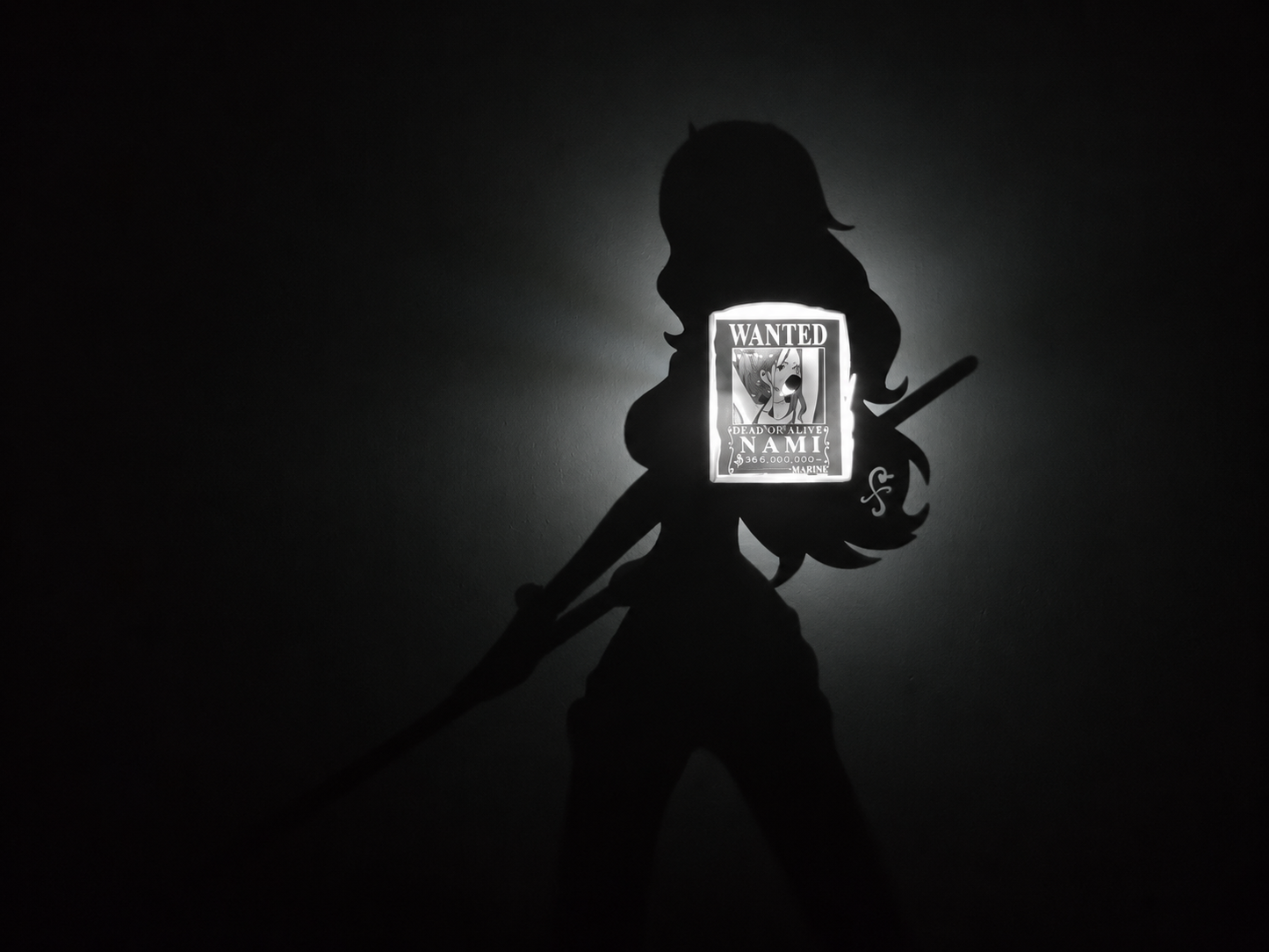 Nami Shadow Light Box LED Lamp | One Piece Anime Room Decor