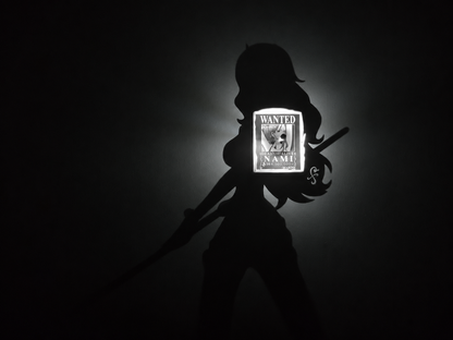 Nami Shadow Light Box LED Lamp | One Piece Anime Room Decor