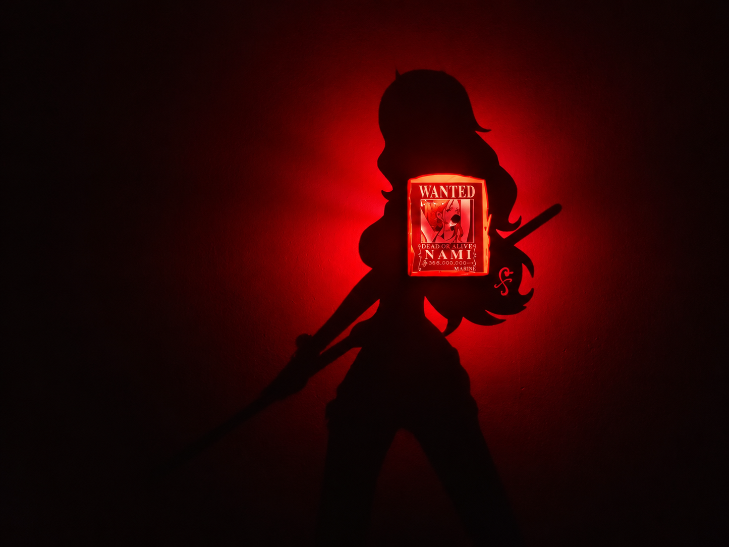 Nami Shadow Light Box LED Lamp | One Piece Anime Room Decor