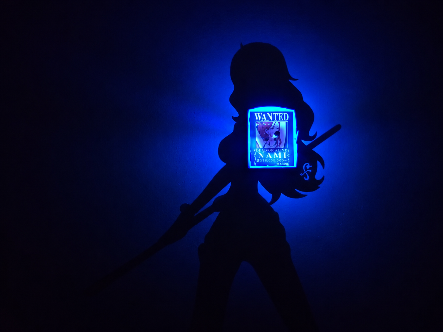 Nami Shadow Light Box LED Lamp | One Piece Anime Room Decor