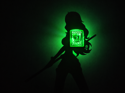 Nami Shadow Light Box LED Lamp | One Piece Anime Room Decor