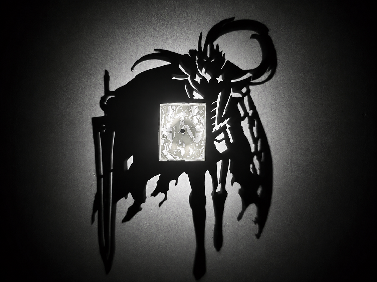 Sung Jin-Woo Shadow Light Box LED Lamp | Solo Leveling Anime Decor