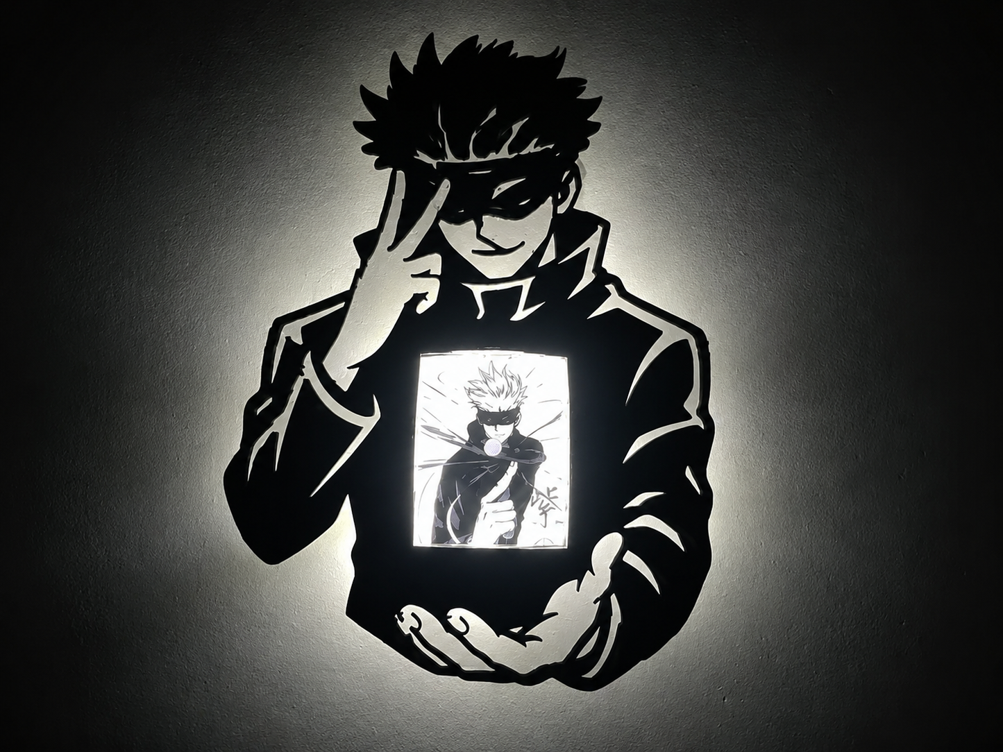 Gojo Satoru Shadow Light Box LED Lamp | Jujutsu Kaisen Anime Room Decor