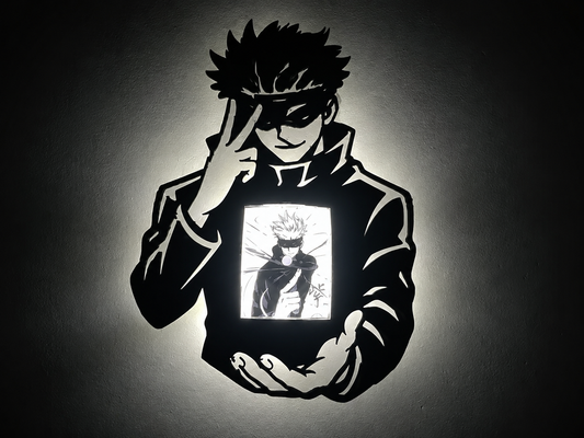 Gojo Satoru Shadow Light Box LED Lamp | Jujutsu Kaisen Anime Room Decor