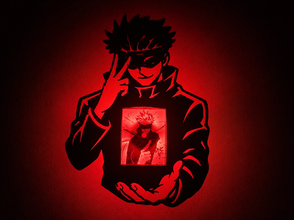 Gojo Satoru Shadow Light Box LED Lamp | Jujutsu Kaisen Anime Room Decor
