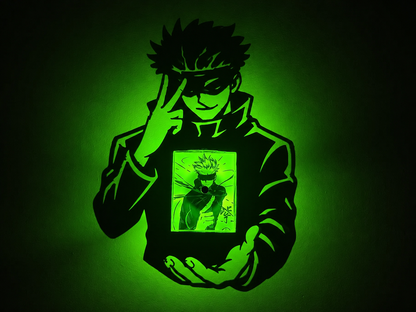 Gojo Satoru Shadow Light Box LED Lamp | Jujutsu Kaisen Anime Room Decor