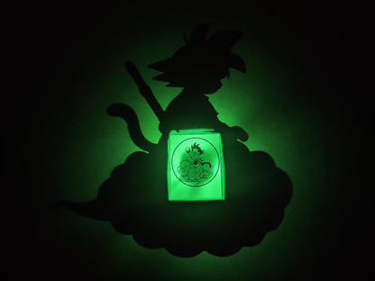 Young Son Goku Nimbus Cloud Shadow Light Box LED Lamp | Dragon Ball Anime Room Decor