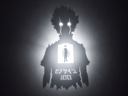 Mob Psycho 100 Shadow Light Box LED Lamp | Anime Decor | Shigeo Kageyama