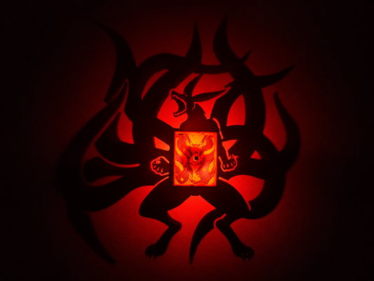 Naruto Kurama Shadow Light Box LED Lamp | Anime Room Decor