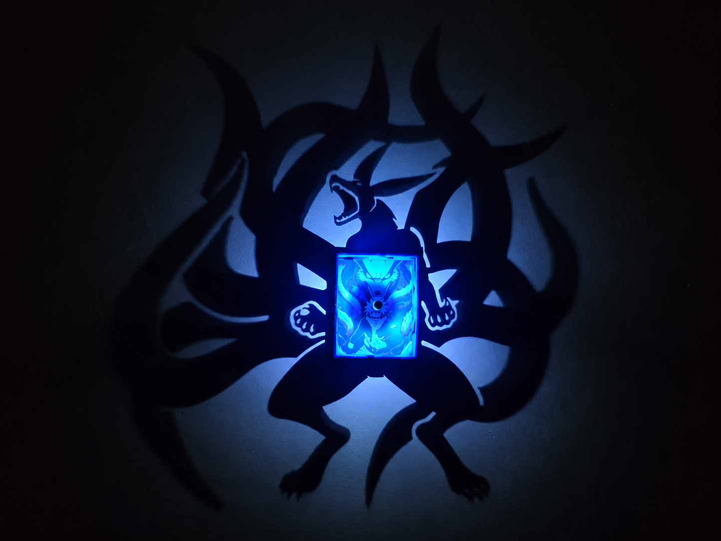 Naruto Kurama Shadow Light Box LED Lamp | Anime Room Decor