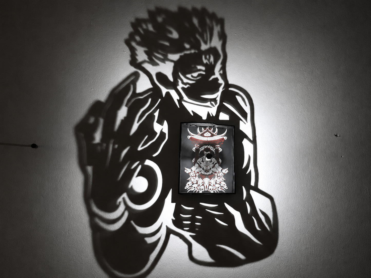 Ryōmen Sukuna Shadow Light Box LED Lamp | Jujutsu Kaisen Anime Decor