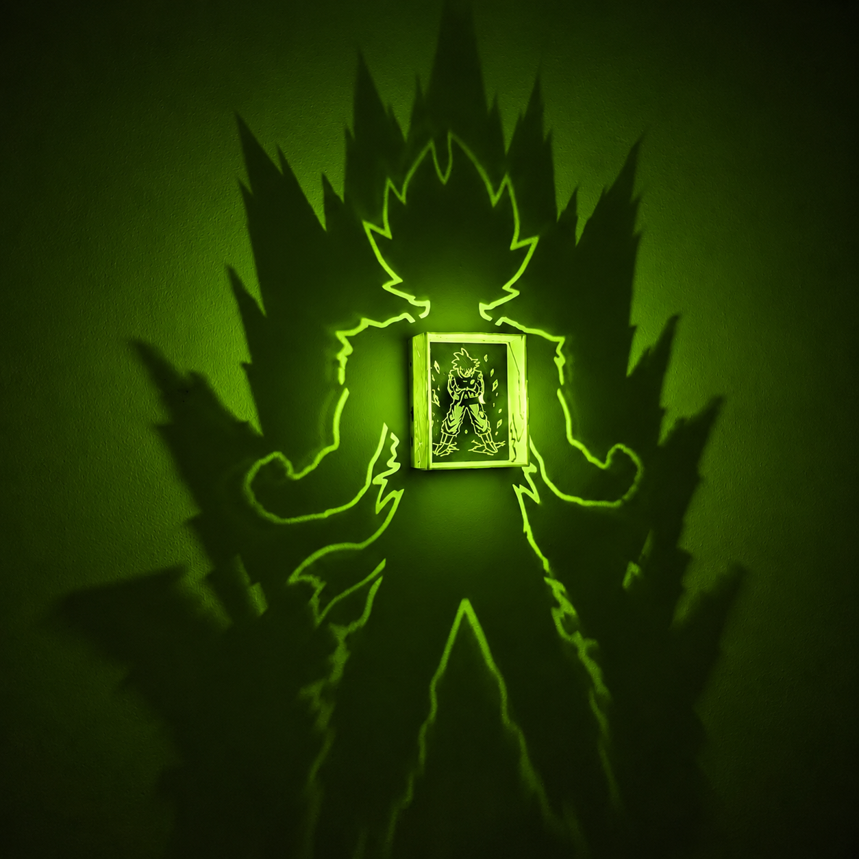Goku Shadow Light Box LED Lamp | Dragon Ball Anime Room Decor