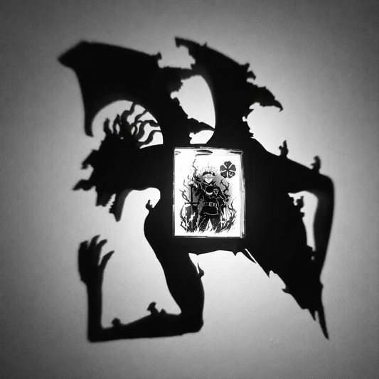 Asta & Liebe Shadow Light Box LED Lamp | Black Clover Anime Decor