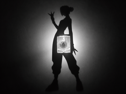 Zoey Shadow Light Box LED Lamp | KPop Demon Hunters Inspired Room Decor