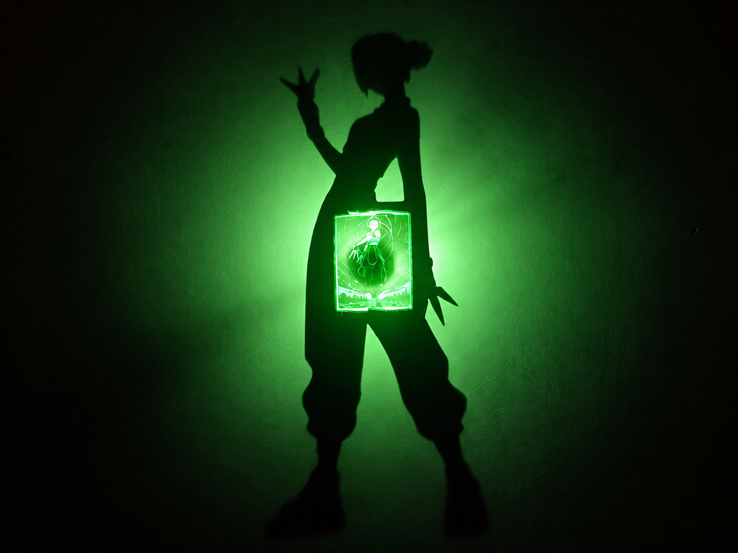 Zoey Shadow Light Box LED Lamp | KPop Demon Hunters Inspired Room Decor