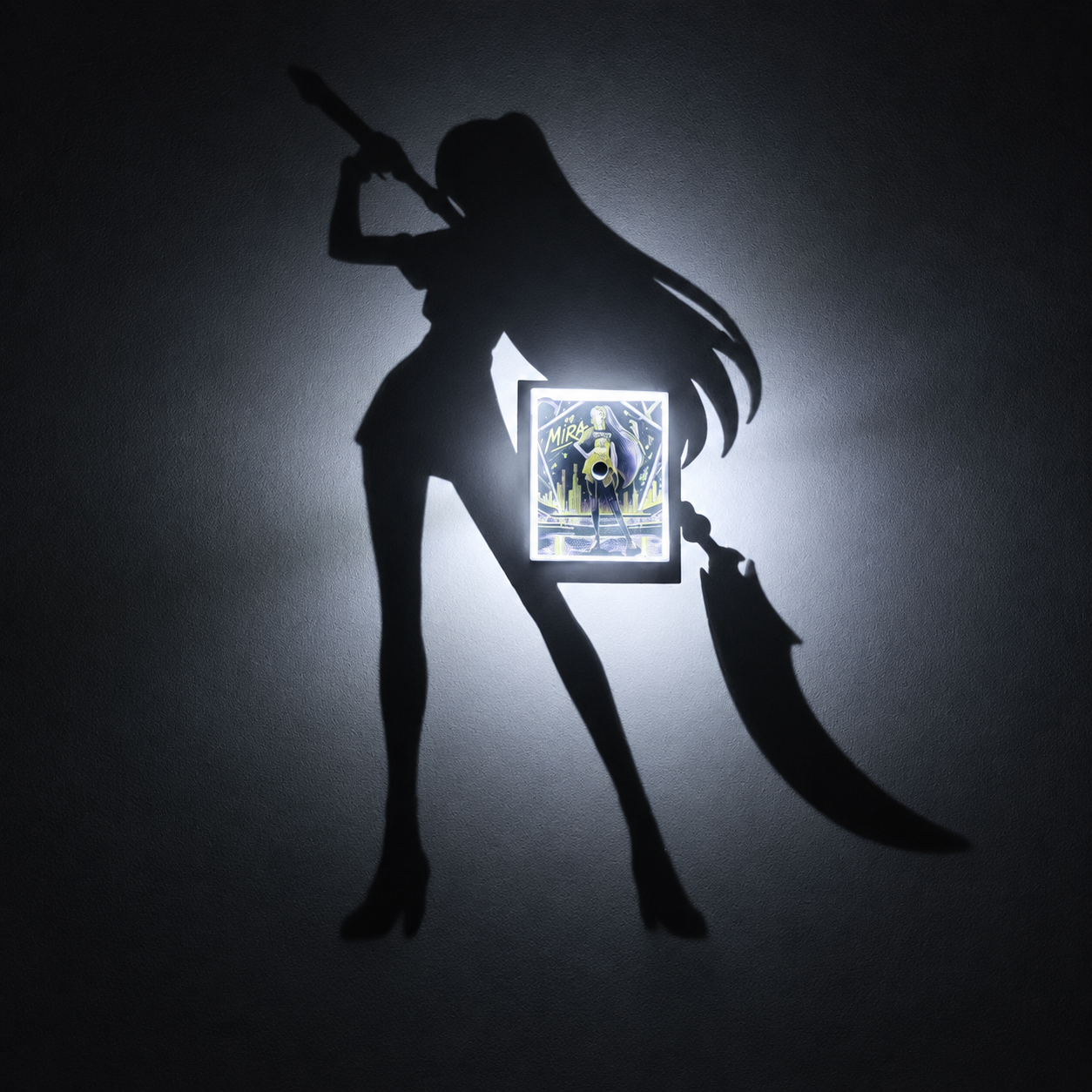 Mira Shadow Light Box LED Lamp | KPop Demon Hunters Inspired Room Decor