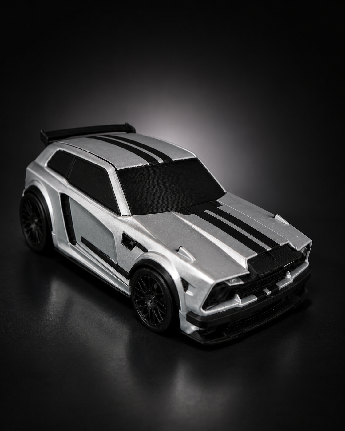 Fennec Inspired 3D Printed Car Model – Optional RGB Boost LED Display