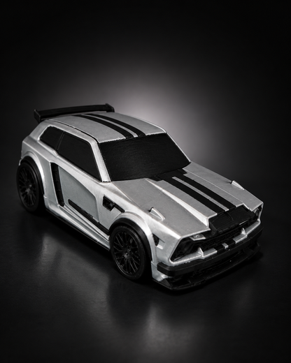 Fennec Inspired 3D Printed Car Model – Optional RGB Boost LED Display