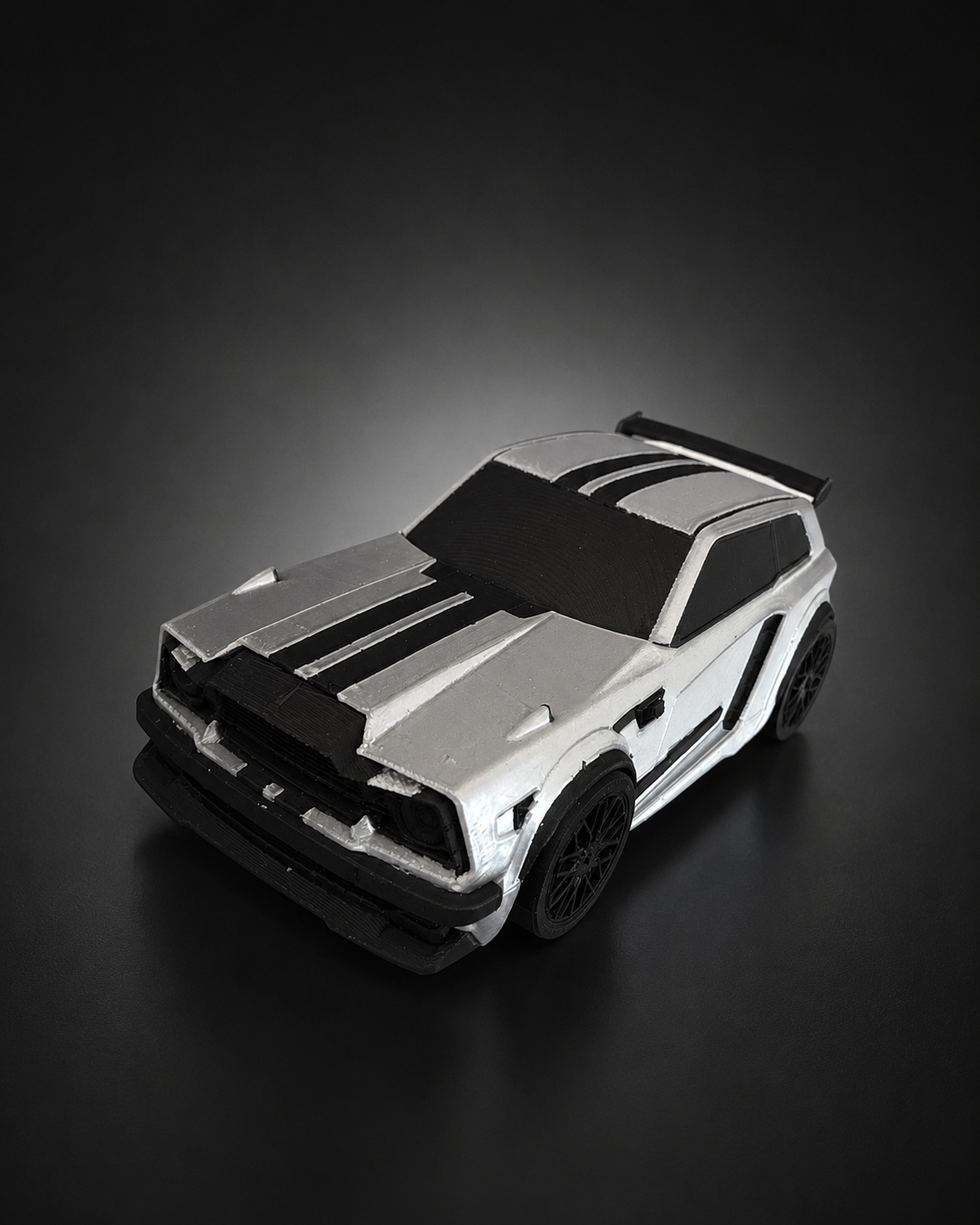 Fennec Inspired 3D Printed Car Model – Optional RGB Boost LED Display