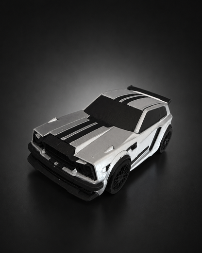 Fennec Inspired 3D Printed Car Model – Optional RGB Boost LED Display