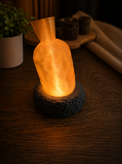 Estus Flask Lamp | Dark Souls Inspired Bonfire Night Light | RGB LED Fantasy Gaming Decor | Handmade 3D Printed Collectible